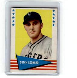 1961 Fleer Dutch Leonard