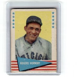 1961 Fleer Rogers Hornsby