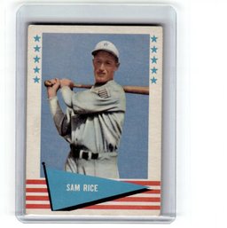 1961 Fleer Sam Rice