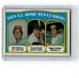 1972 Topps AL HR Leaders
