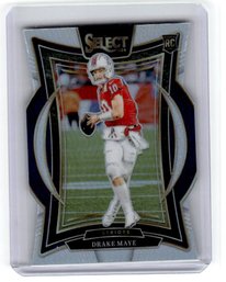2024 Select Drake Maye Rookie Silver Prizm Die Cut
