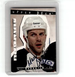 1995 Upper Deck Be A Player Auto Marc Bergevin