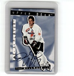1995 Upper Deck Be A Player Auto Dave Mcllwain