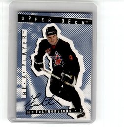 1995 Upper Deck Be A Player Auto Glenn Featherstone