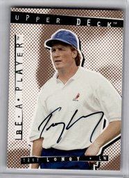 1995 Upper Deck Be A Player Auto Troy Loney