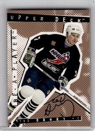 1995 Upper Deck Be A Player Auto Ted Drury