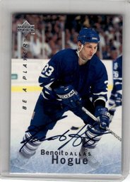 1996 Upper Deck Be A Player Auto Benoit Hogue