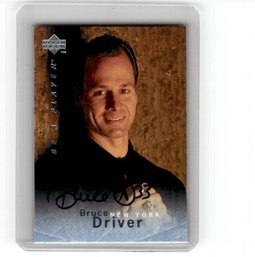 1996 Upper Deck Be A Player Auto Bruce Driver