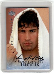 1996 Upper Deck Be A Player Auto Rowman Hamrlik