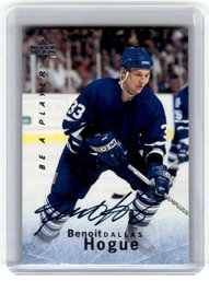 1996 Upper Deck Be A Player Auto Benoit Hogue