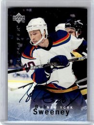 1996 Upper Deck Be A Player Auto Bob. Sweeney