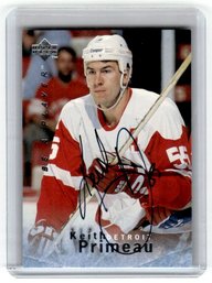 1996 Upper Deck Be A Player Auto Keith Primeau