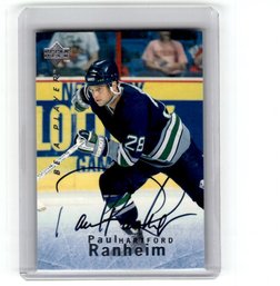 1996 Upper Deck Be A Player Auto Paul Ranheim