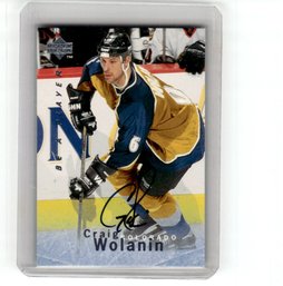 1996 Upper Deck Be A Player Auto Craig Wolanin