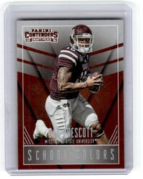 2016 Contenders Draft Dak Prescott School Colors Rookie Card