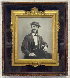 Spectacular Victorian Frame W/ Portrait