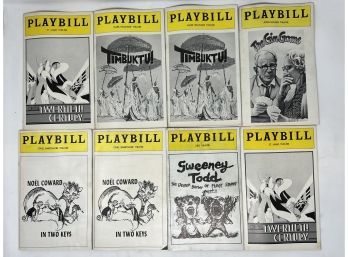 Collection Of Vintage Playbill Theatre Programs