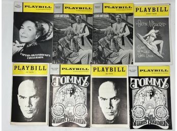 Collection Of Vintage Playbill Theatre Programs