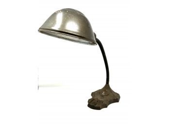 Antique Desk Lamp With Cast Iron Base