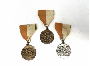 Vintage NYC Swim Medals