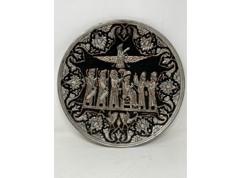 Indonesian Hand Tooled Copper Wall Charger