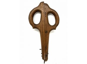 Vintage Wooden Hand Stitching Machine