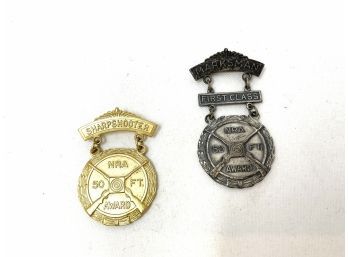Vintage NRA Award Pins