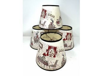 Collection Of Vintage Lamp Shades