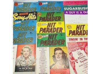 Collection Of Vintage Sheet Music