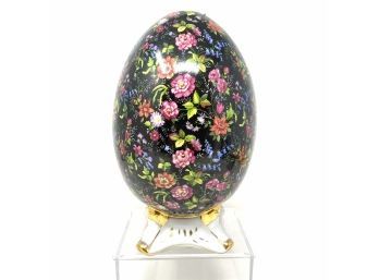 Formalities By Baum Brothers Porcelain Floral Egg