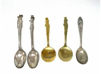 Collection Of Disney Silverware - Non Sterling