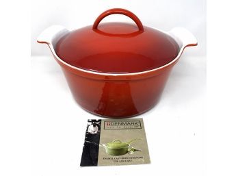 Enamel Over Cast Iron Dutch Oven Made In Denmark
