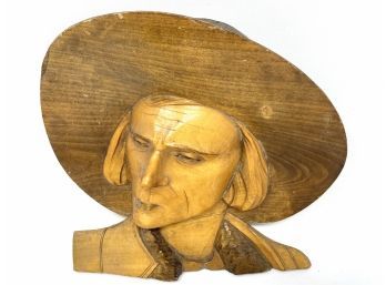 Carved Face Plaque