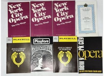 Collection Of Vintage Playbill Theatre Programs