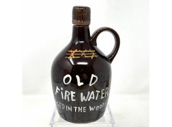 Little Brown Old Firewater Jug - Made In Japan By Davar Originals