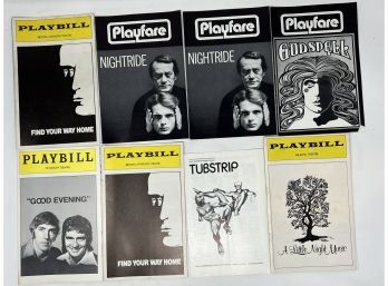 Collection Of Vintage Playbill Theatre Programs