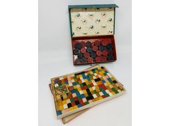 Vintage Game Pieces