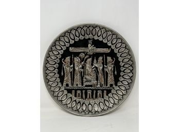 Indonesian Hand Tooled Copper Wall Charger