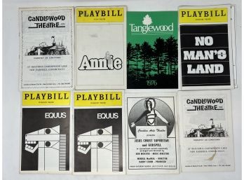 Collection Of Vintage Playbill Theatre Programs