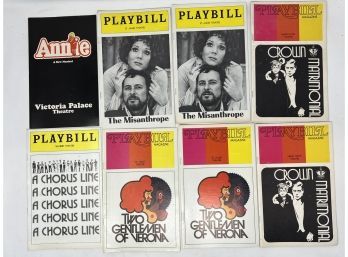 Collection Of Vintage Playbill Theatre Programs