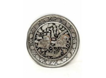 Indonesian Hand Tooled Copper Wall Charger