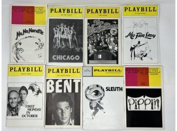 Collection Of Vintage Playbill Theatre Programs