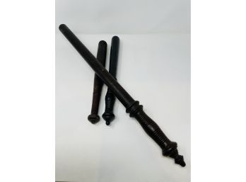 Collection Of Antique Billy Clubs