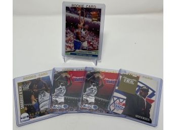 Lot Of (5) 1992 Shaquille O'Neal Rookie Cards