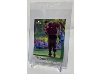 2001 Upper Deck Golf Tiger Woods Rookie Card