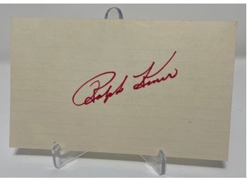 Ralph Kiner Signed Note Card