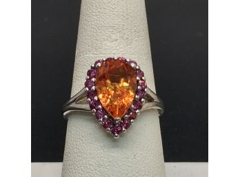 Multi Stone Sterling Silver Ring