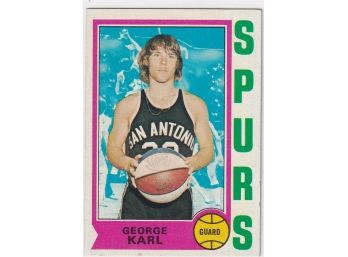 1974 Topps George Karl Rookie Card