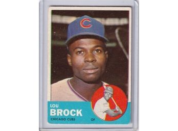 1963 Topps Lou Brock