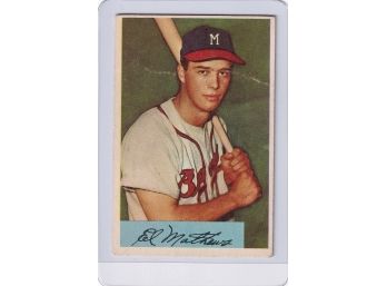1954 Bowman Eddie Mathews